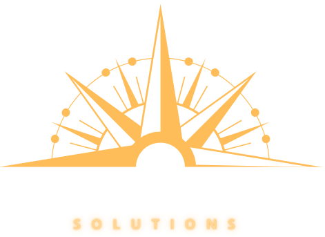 Grotto Psychological Solutions logo a half compass